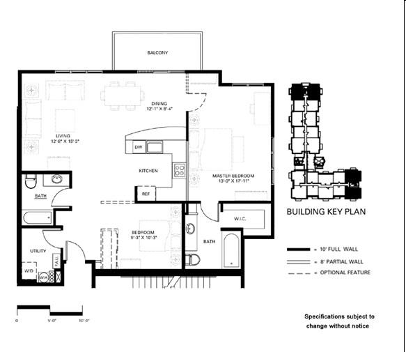 2BR/2BA - Village Plaza Lofts