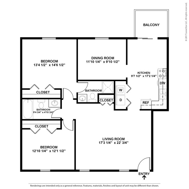 Floorplan - Apartments at Waterford