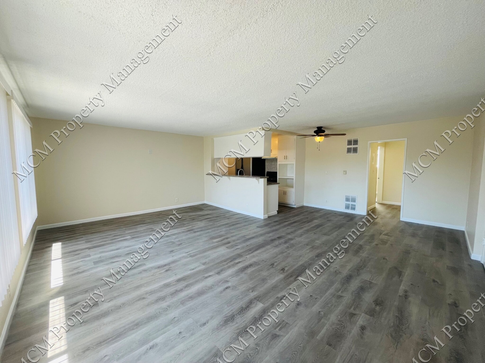 Unit 6 Living Area - The Newport Apartments