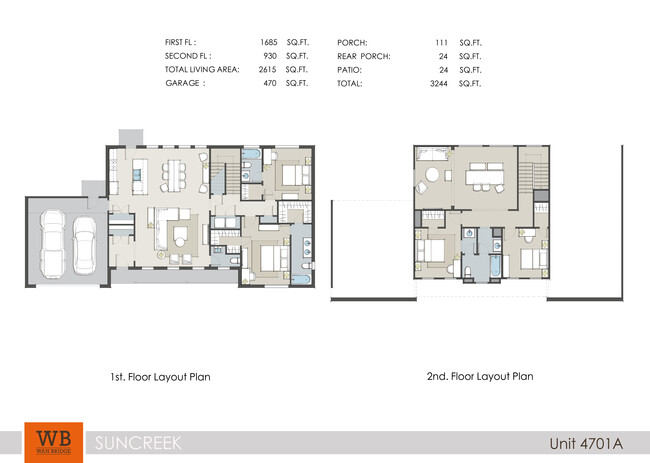 Floorplan - The Oaks at Suncreek Estates