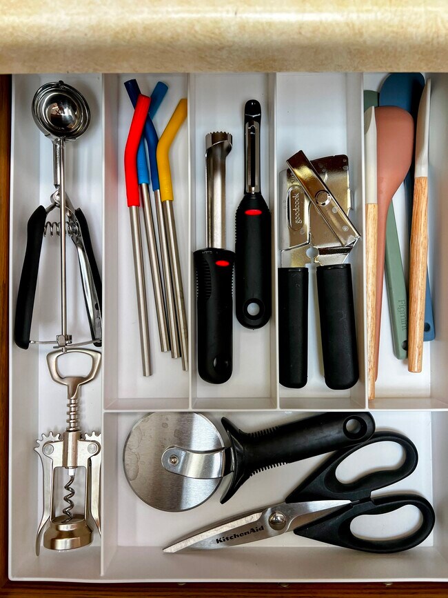 High quality kitchen gadgets are organized for easy use. - 228 W Lexington Blvd