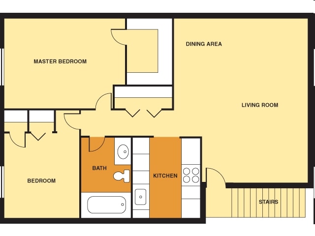 2BR/1BA - CHURCHILL SQUARE -- 318