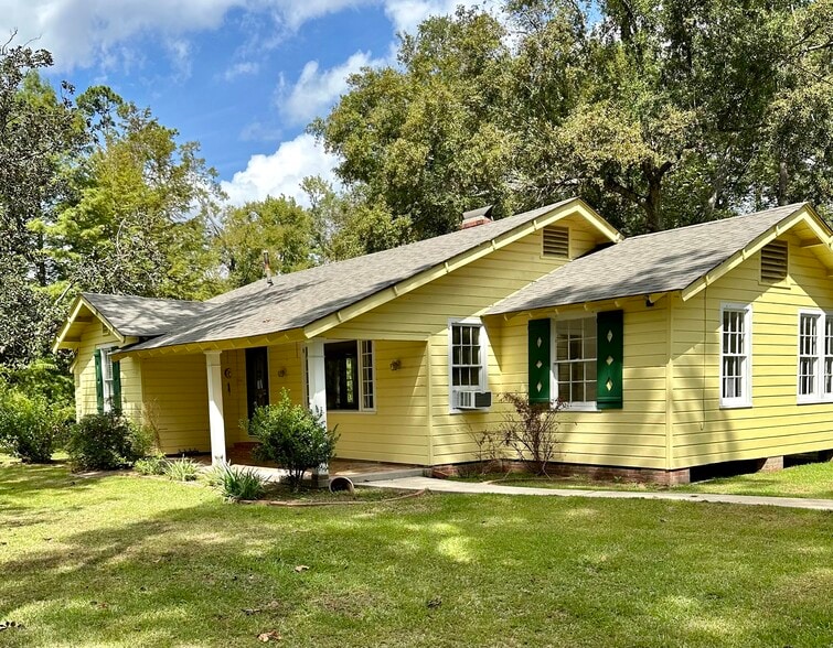 Exterior front with new roof - 17587 Old Covington Hwy