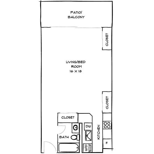 Floorplan - Flamingo South Beach