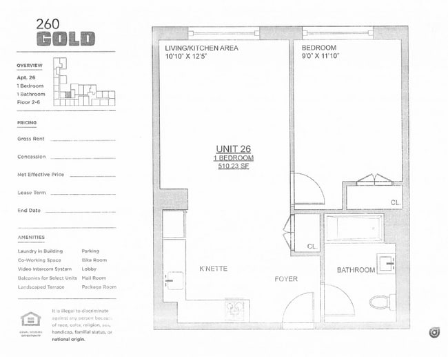 Floorplan - 260 Gold