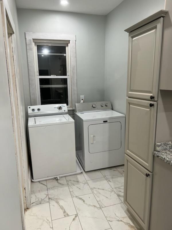 In-unit washer and dryer in kitchen area - 56 State St