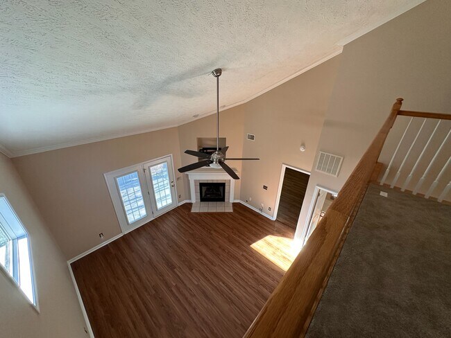 View from loft overlooking living room - 2231 Whitney Ct