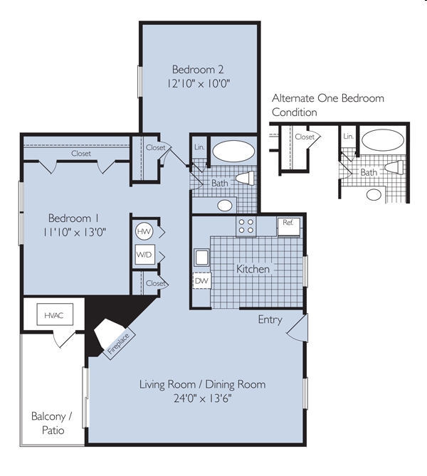 2BR/2BA - The Four Winds at Oakton