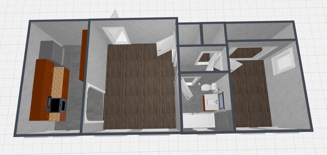 $1100 1 Bedroom - The Logan