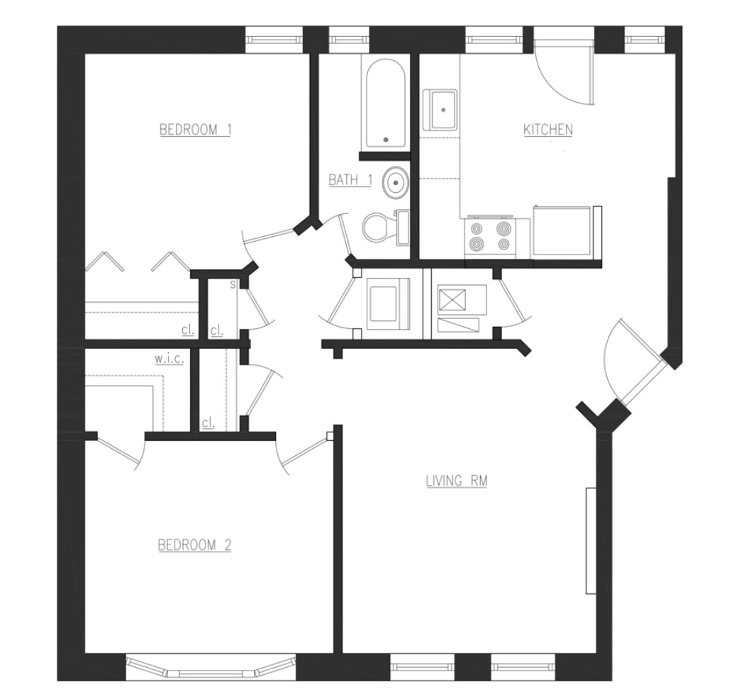 Floor Plan - 6718 N Lakewood Ave