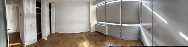 bedroom with dual shades drawn - 1301 Delaware Ave SW