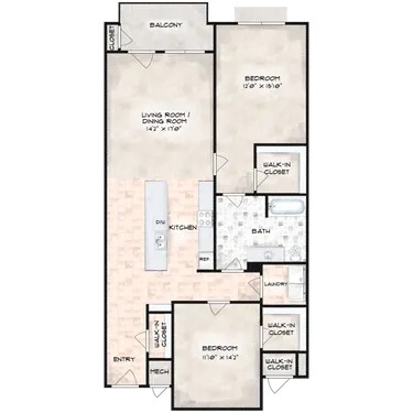 Floorplan - The Halston