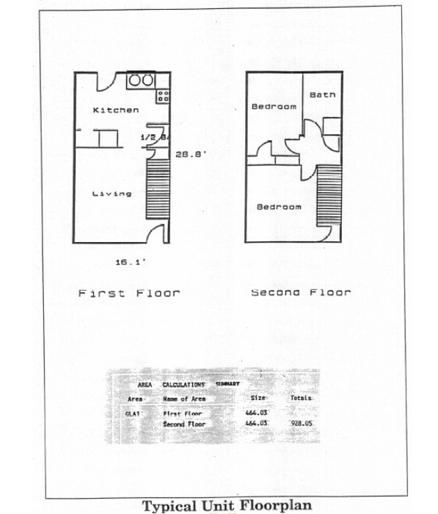 2BR/1.5BA - Kensington Court Apartments