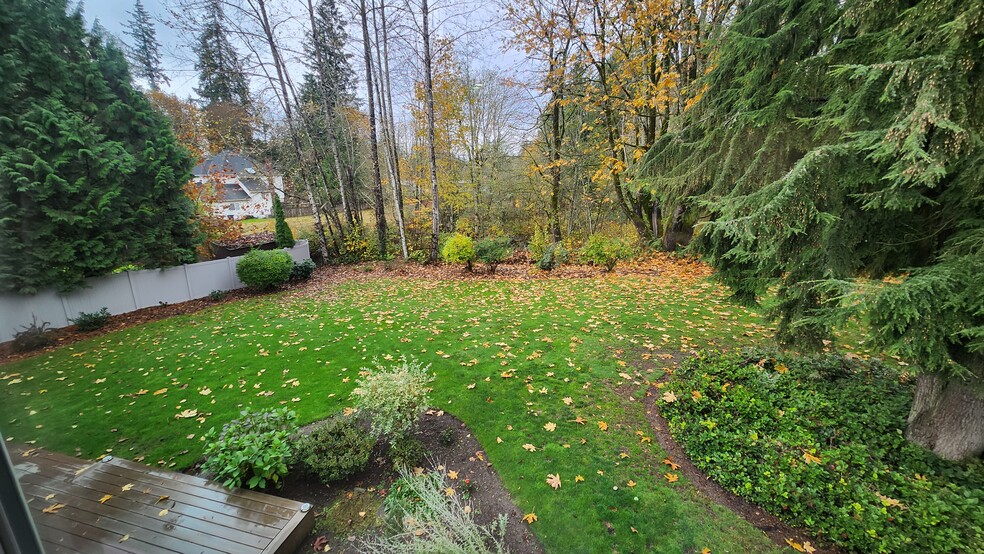 View of the backyard from upstairs - 7409 245th Way NE