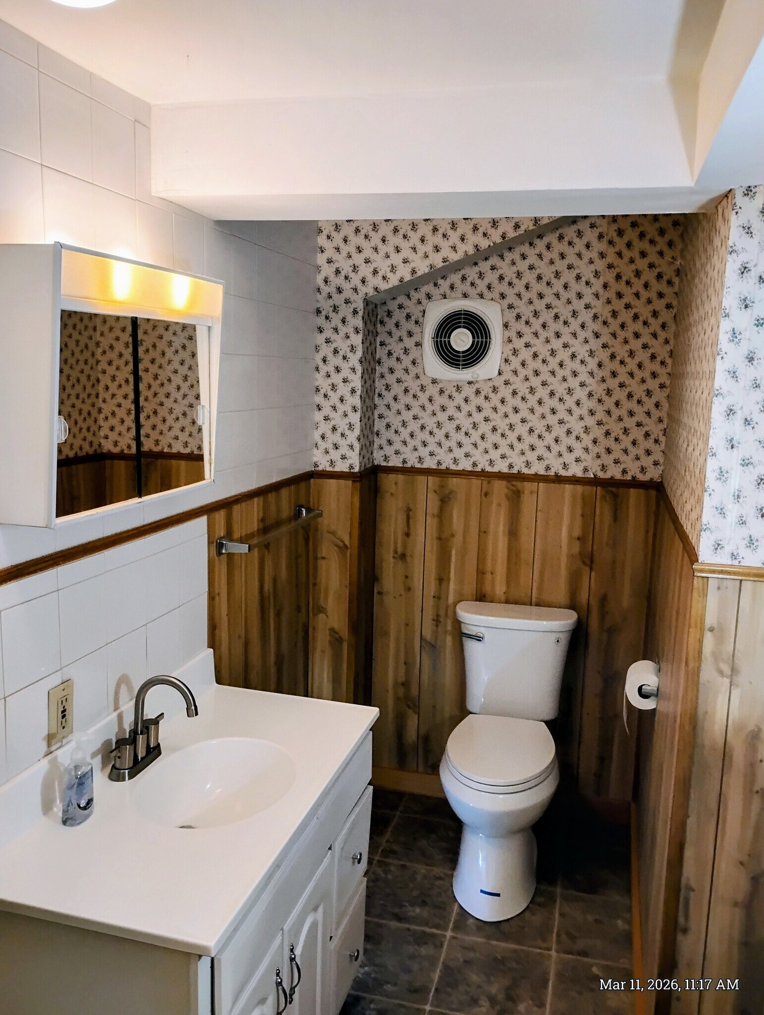 New toilet, exhust fan. - 44 Coolidge St
