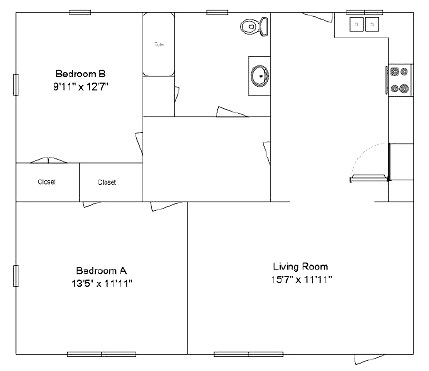 2BR/1BA - Amberleigh Way Apartments