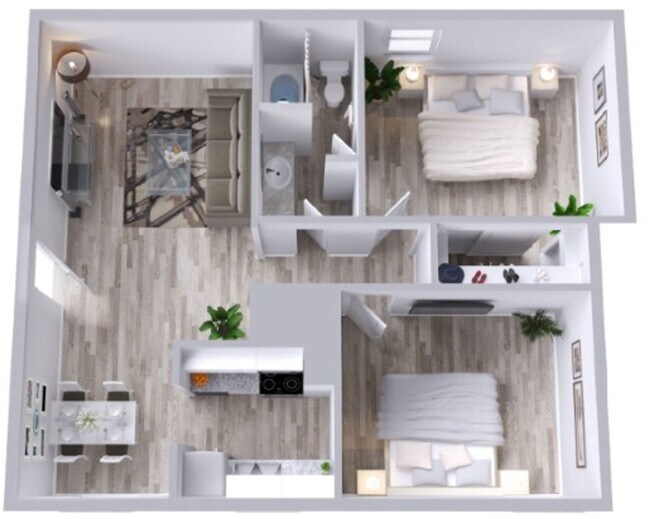 Floorplan - Flats on Handley