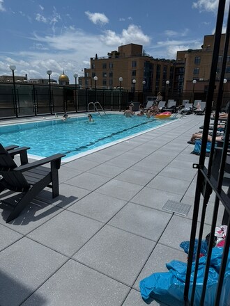 renovated pool area - 1420 N St NW