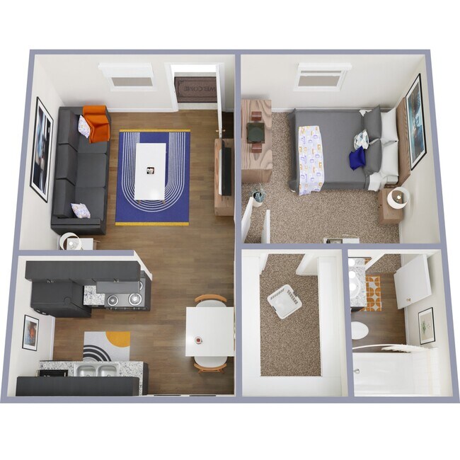 Floorplan - Fox Point Apartments