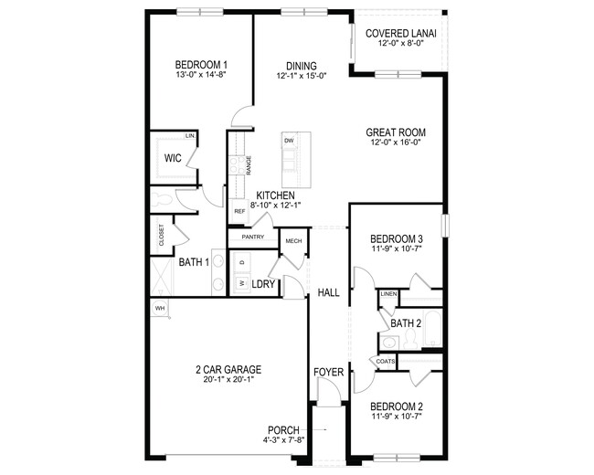 Aria Floor Plan - Bayport Place