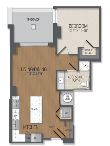 Floorplan - The Acadia at Metropolitan Park
