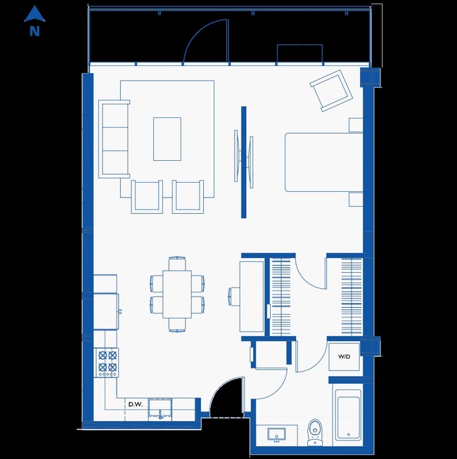 UNIT #707 - The Elysian Apartments