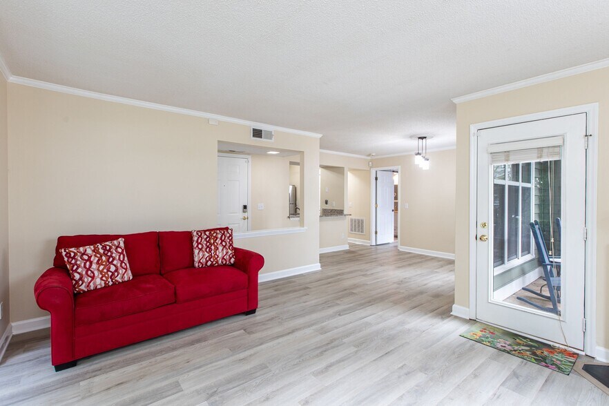 Living Room into Dining Area - 1200 Westview Ln