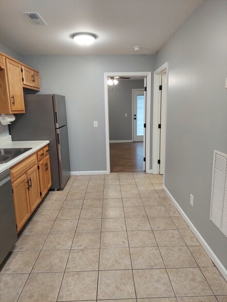 Kitchen w/view to living room area - 1438 Vance Rd