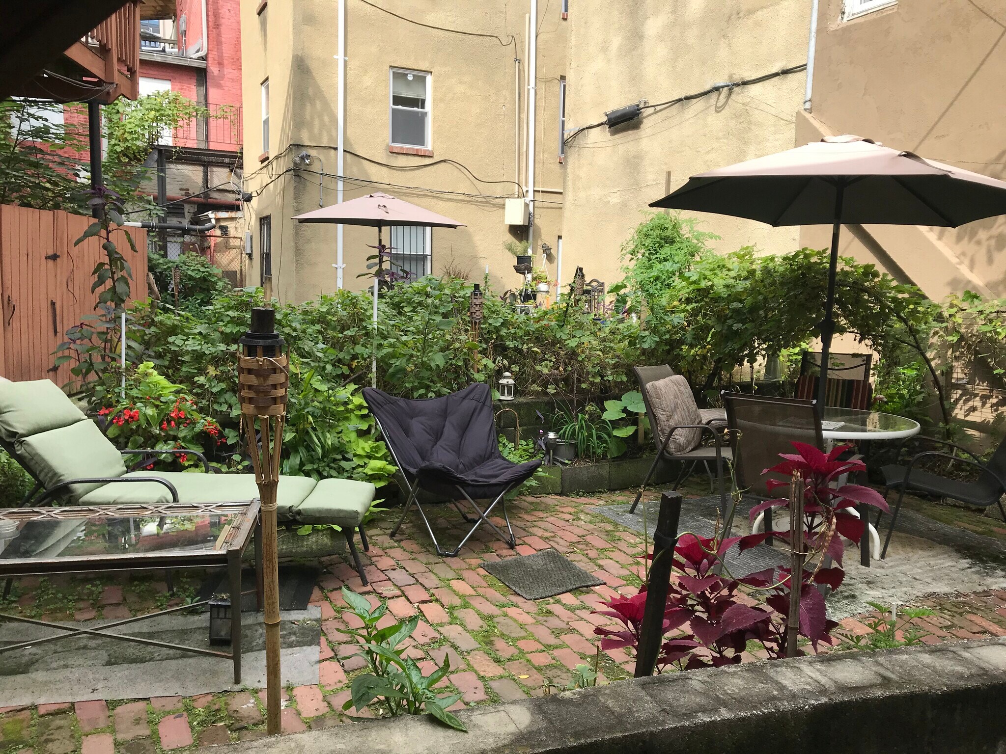 Courtyard garden - 21 E Centre St