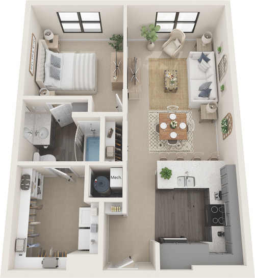 Floorplan - Gaston at North End