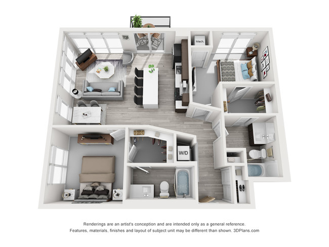 Floorplan - Green on 4th