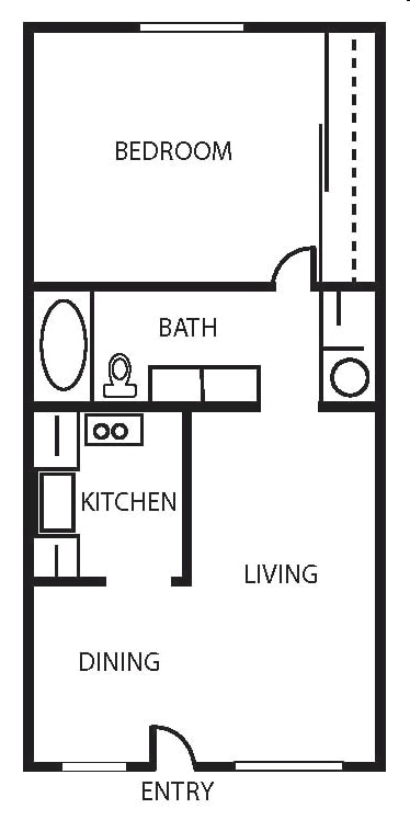 1BR/1BA - Arcadia Palms