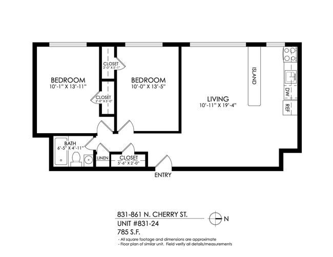 Floorplan - 831-861 Cherry