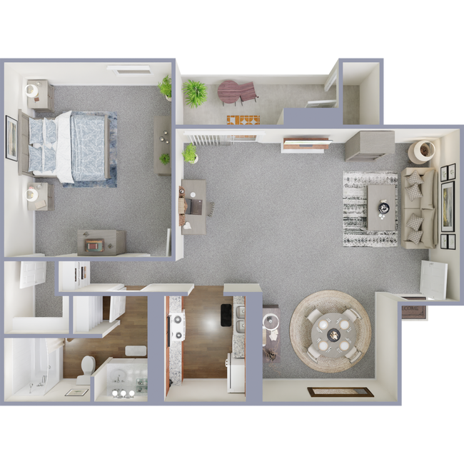 Floorplan - Parkside Apartments