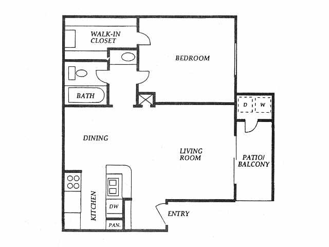 Floorplan - Cozumel Apartments