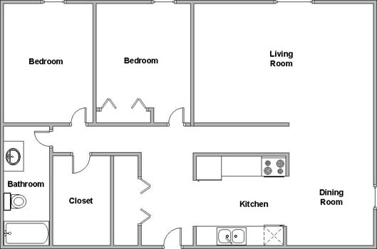 2BR/1BA - Sunchase