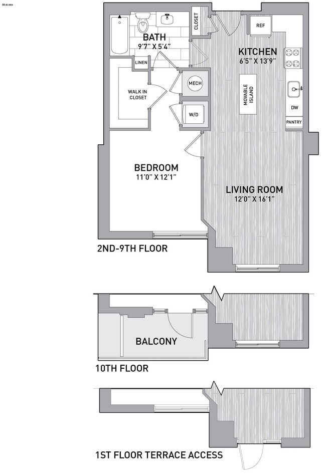 Floorplan - Union on Queen
