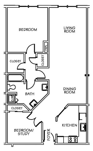 Floorplan - Lenox Village Apartments