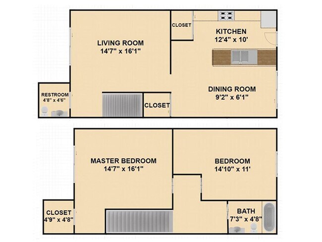Floorplan - Park Tower Apartments