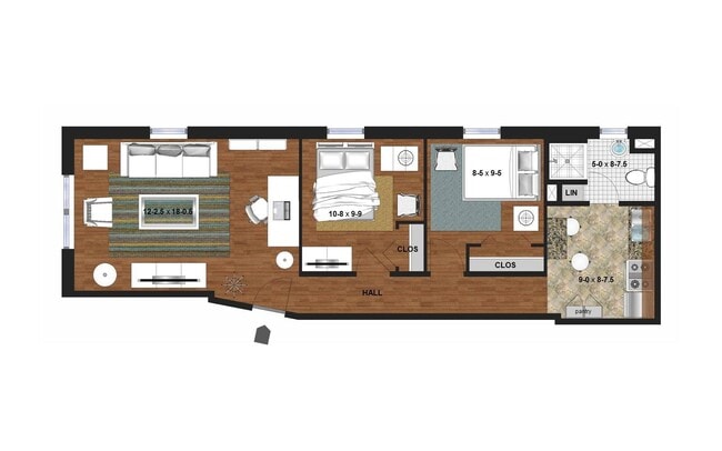 Floorplan - Emerson Apartments