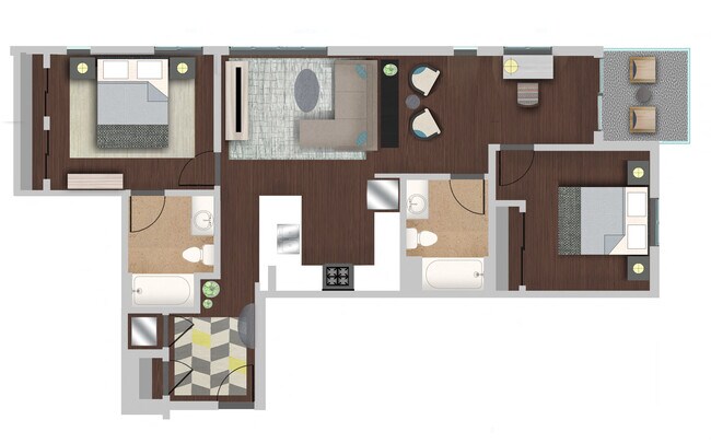Floorplan - Berkshire K2LA