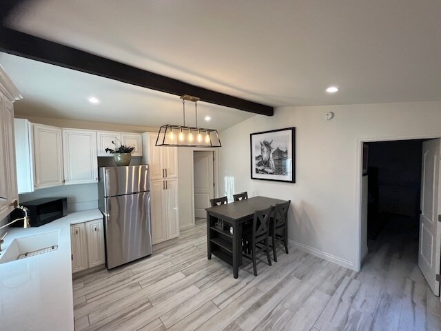 Kitchen View looking to Bedroom & Bathroom Doors - 28445 Lewis Pl