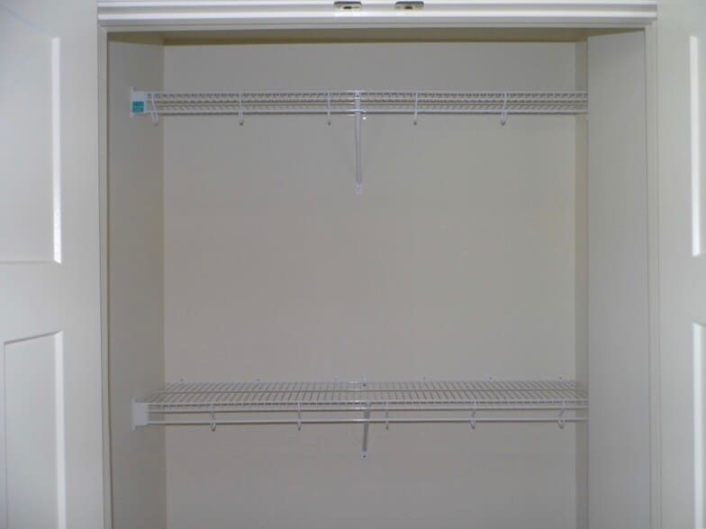 Double tiered shelving - 2312-A Belle Ave NE