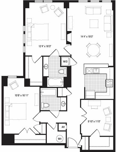 Floorplan - The Clarendon