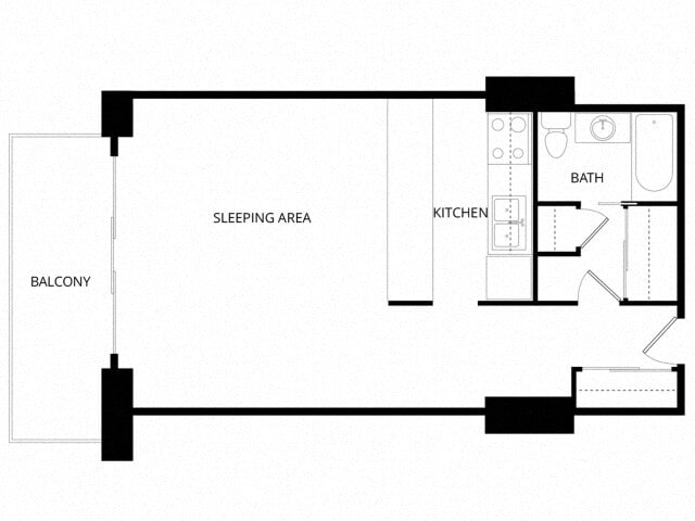 Floorplan - Capitol Towers - Towers and Villas