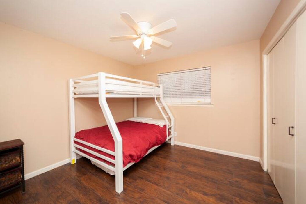 Full size bunk bed (lower), twin upper bunk and trundle. - 303 Babcock Rd