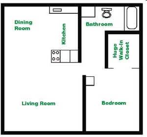 1BR/1BA - Carriage House