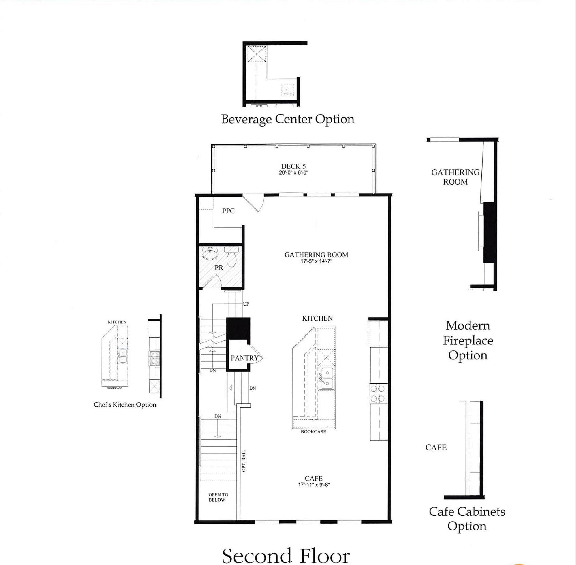 2nd Floor - Main Level Floorplan - 3969 Norton Place