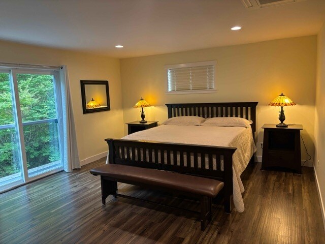 Primary Bedroom cal king bed - 321 3rd Pl NW
