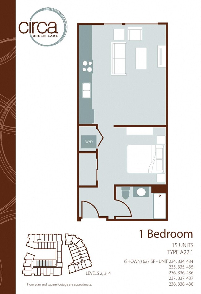 Floorplan - Circa Green Lake Apartments